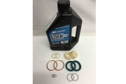 Fork Rebuild Kit / 5W Fork Oil, Seals, Bumpers and Gaskets / /6 & /7 Airheads '74-'80 with oil